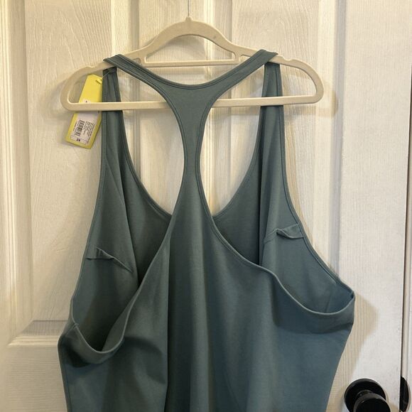 NWT All In Motion Women’s Plus 3X Green Racerback Tank Top Sleeveless Active - Picture 9 of 16